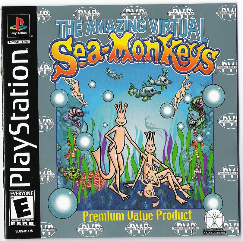 Amazing Virtual Sea-Monkeys box art for GameBoy Advance